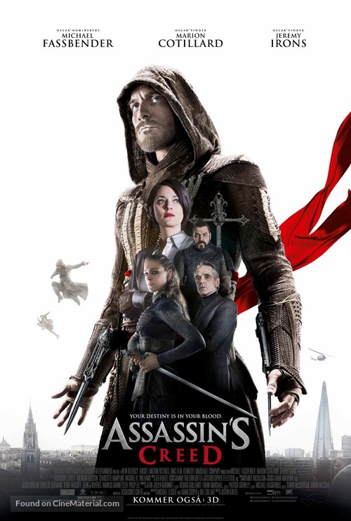 Assassin&#039;s Creed - Danish Movie Poster