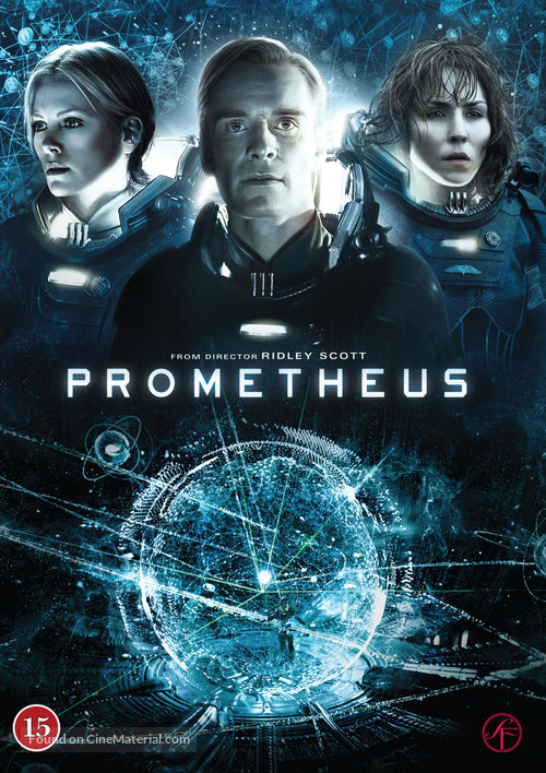 Prometheus - Danish DVD movie cover