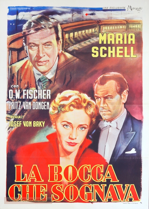 Der tr&auml;umende Mund - Italian Movie Poster