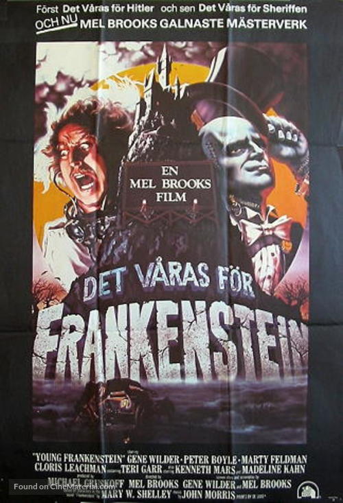 Young Frankenstein - Swedish Movie Poster
