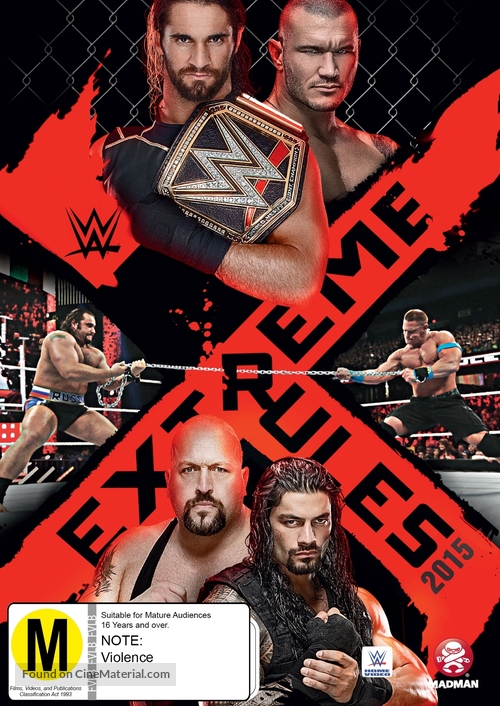 WWE Extreme Rules - New Zealand DVD movie cover