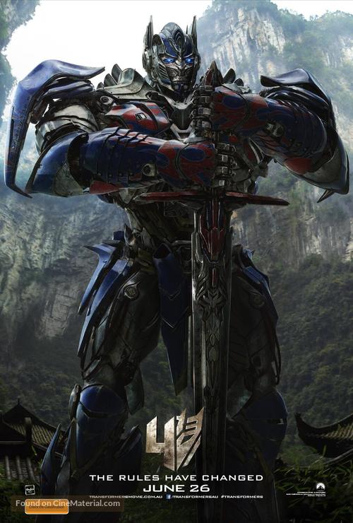 Transformers: Age of Extinction - Australian Movie Poster