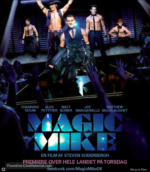 Magic Mike - Danish Movie Poster