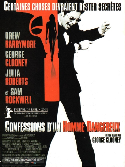 Confessions of a Dangerous Mind - French Movie Poster