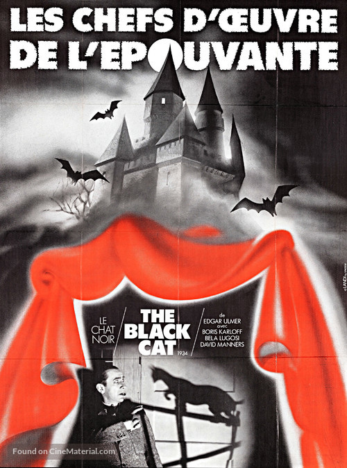 The Black Cat - French Movie Poster