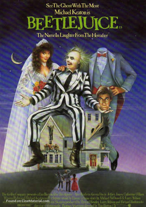 Beetle Juice - British Movie Poster