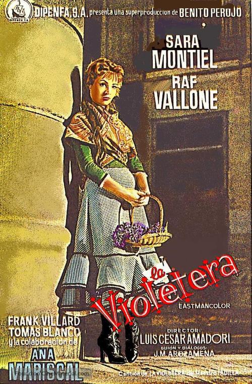 La violetera - Spanish Movie Poster
