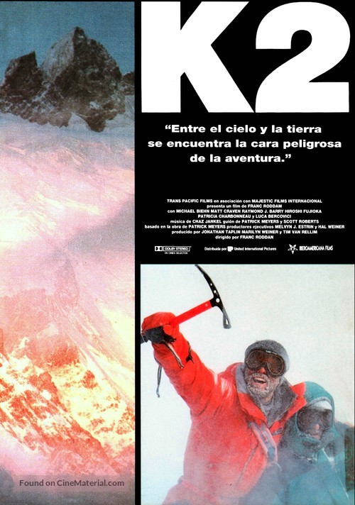 K2 - Spanish Movie Poster