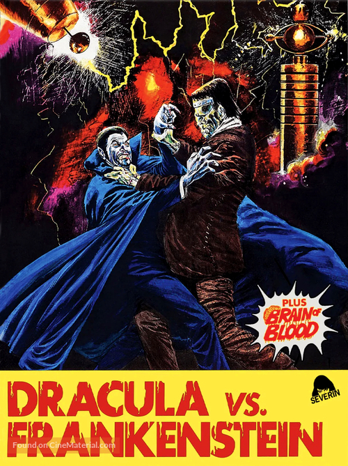 Dracula Vs. Frankenstein - Blu-Ray movie cover