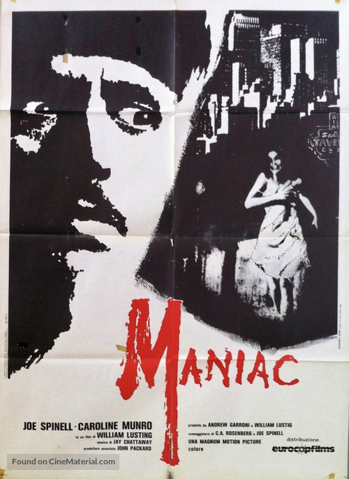 Maniac - Italian Movie Poster