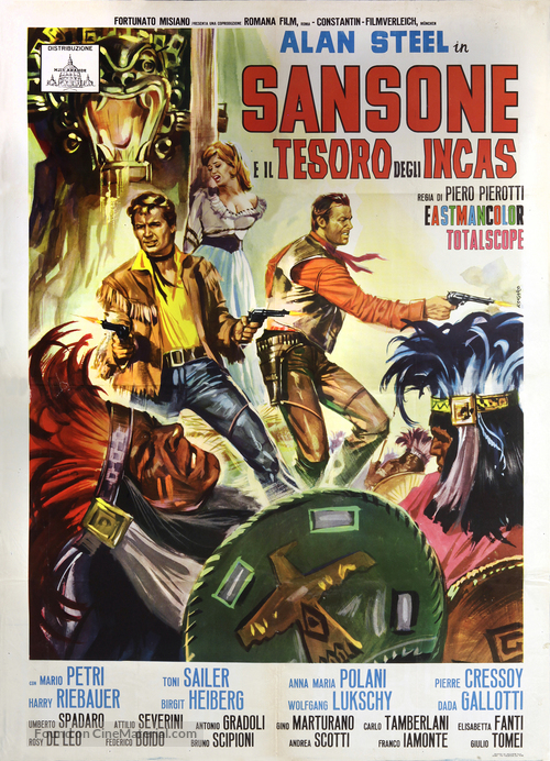Sansone e il tesoro degli Incas - Italian Movie Poster