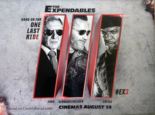 The Expendables 3 - British Movie Poster