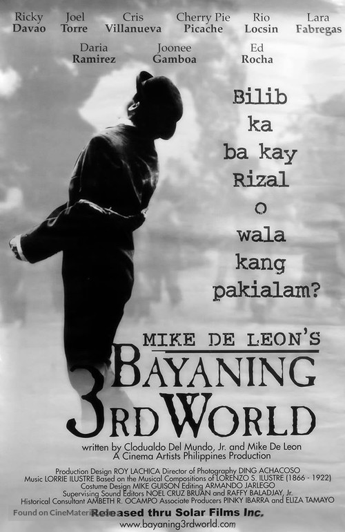 Bayaning 3rd World - Philippine Movie Poster