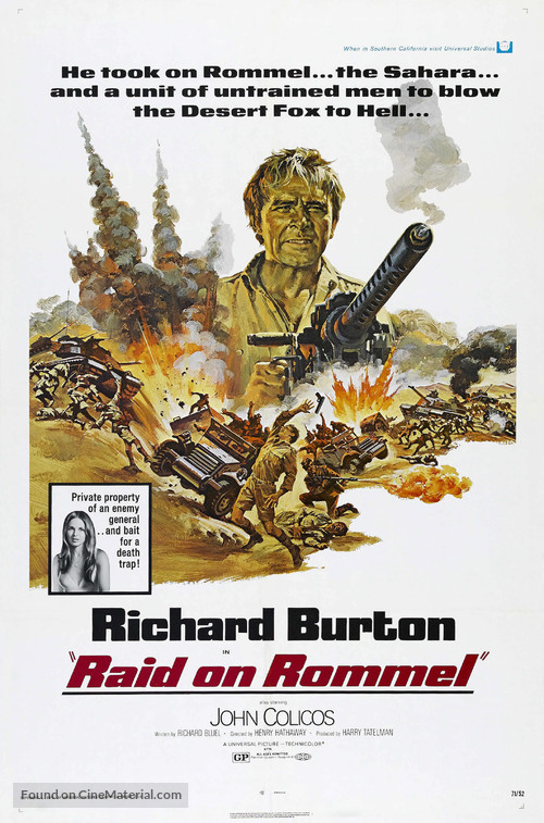 Raid on Rommel - Movie Poster