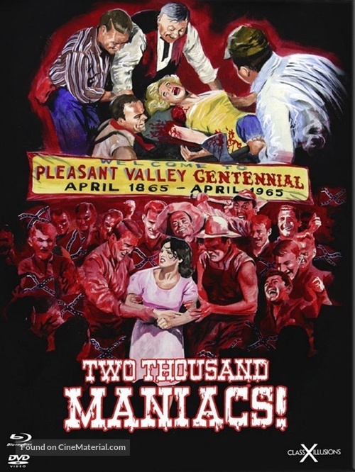 Two Thousand Maniacs! - Austrian Blu-Ray movie cover