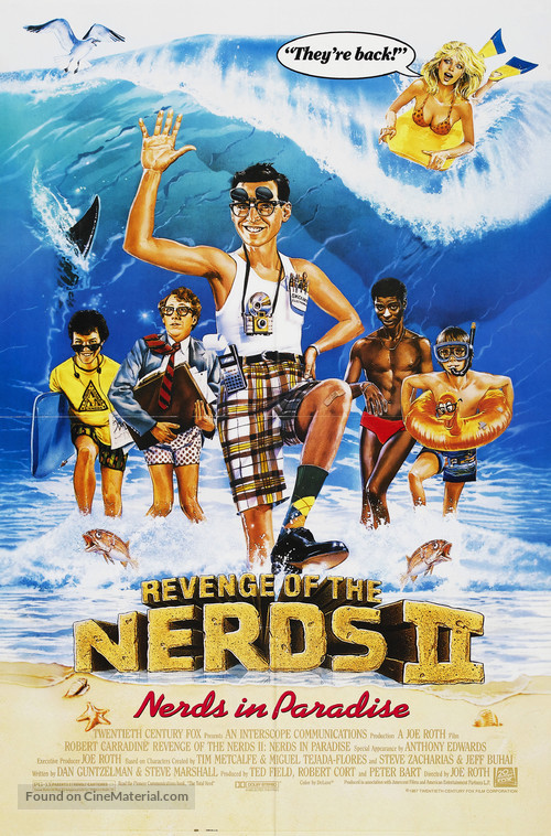 Revenge of the Nerds II: Nerds in Paradise - Movie Poster