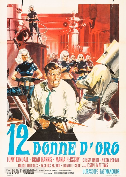 Kommissar X - Jagd auf Unbekannt - Italian Movie Poster