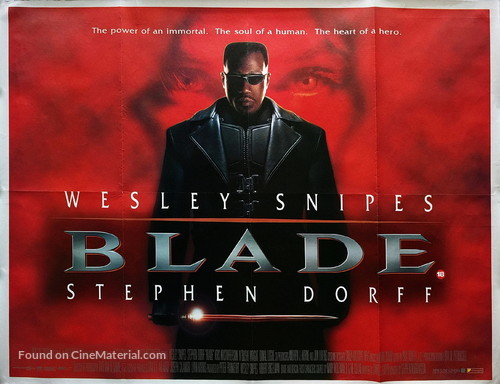 Blade - British Movie Poster