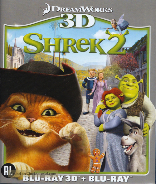 Shrek 2 - Dutch Blu-Ray movie cover