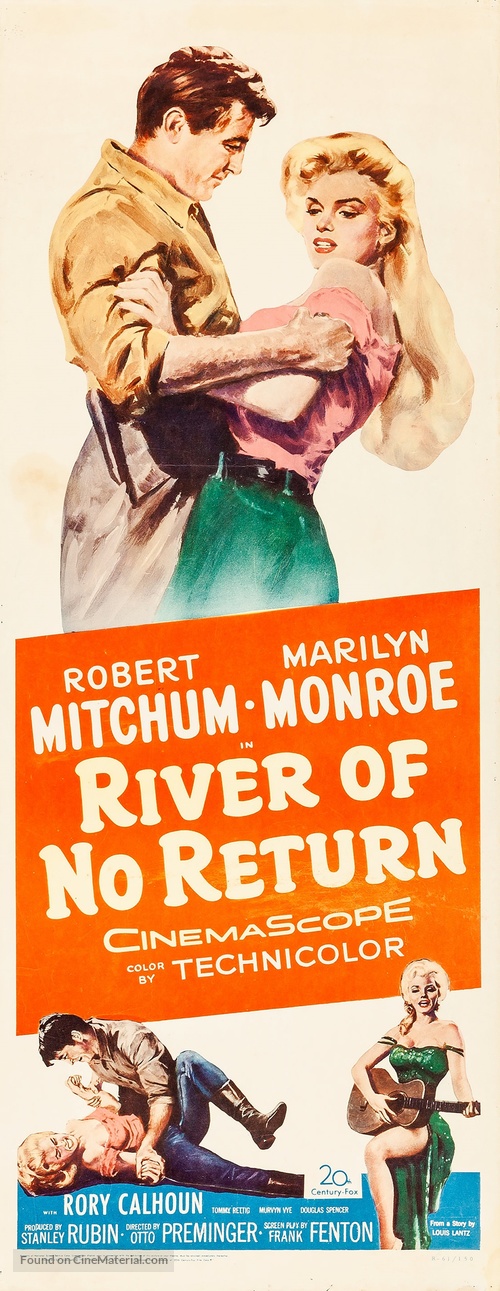 River of No Return - Movie Poster