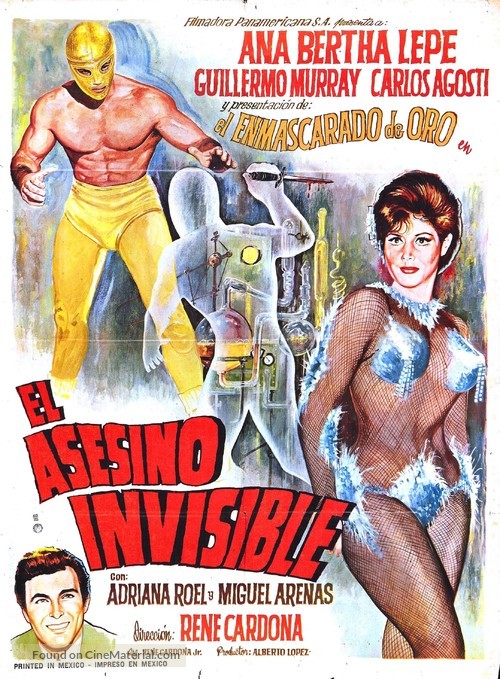 El asesino invisible - Mexican Movie Poster