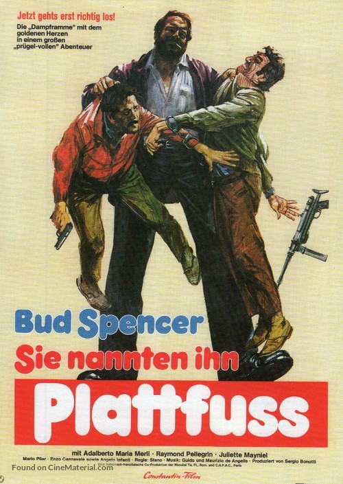Piedone lo sbirro - German Movie Poster