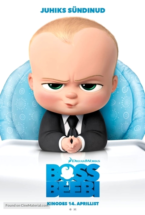 The Boss Baby - Estonian Movie Poster