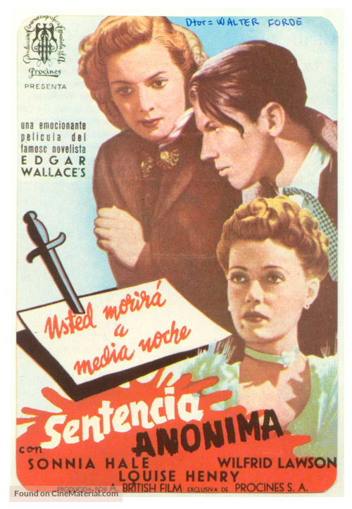 The Gaunt Stranger - Spanish Movie Poster