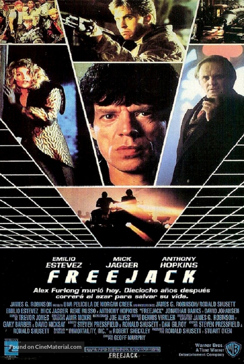 Freejack - Argentinian Movie Poster