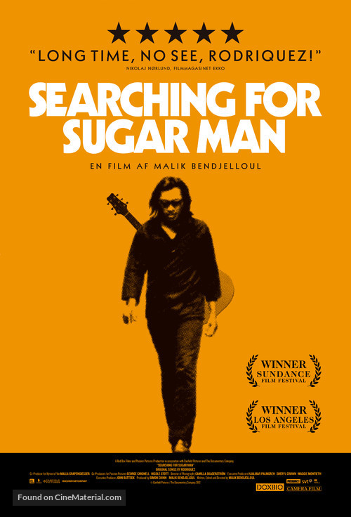 Searching for Sugar Man - Danish Movie Poster