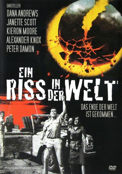 Crack in the World - German DVD movie cover