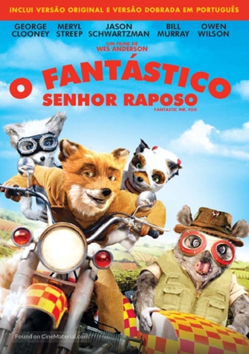 Fantastic Mr. Fox - Portuguese DVD movie cover