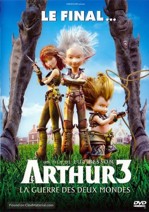 Arthur et la guerre des deux mondes - French DVD movie cover