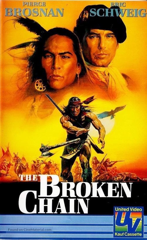 The Broken Chain - German VHS movie cover