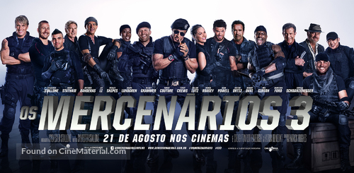 The Expendables 3 - Brazilian Movie Poster