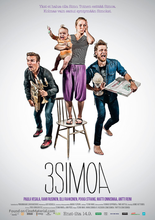 3 Simoa - Finnish Movie Poster