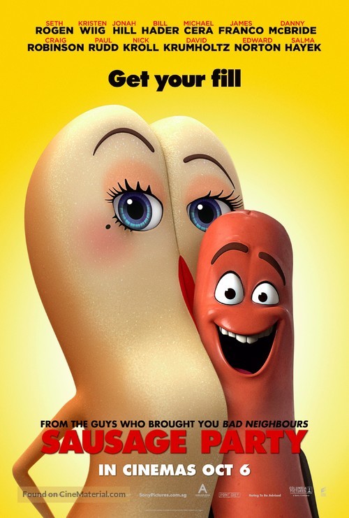 Sausage Party - Singaporean Movie Poster