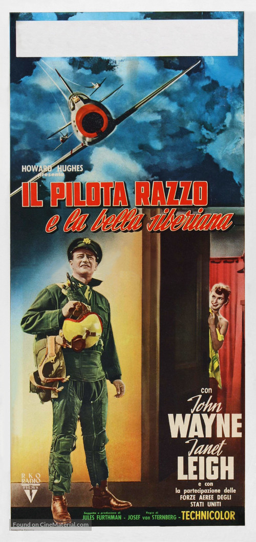 Jet Pilot - Italian Movie Poster