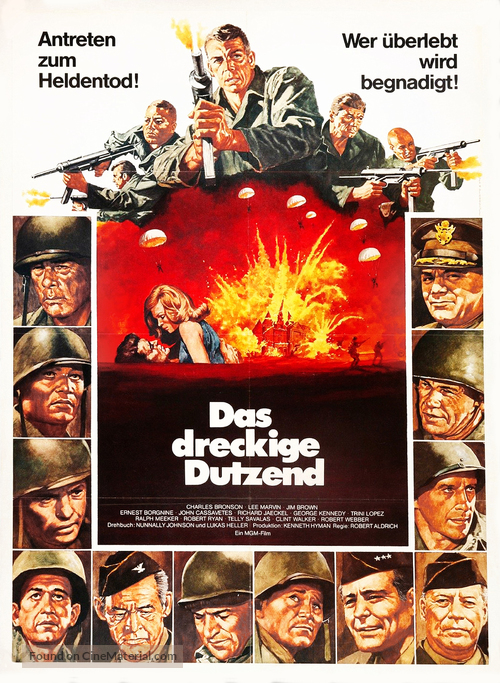 The Dirty Dozen - German Movie Poster