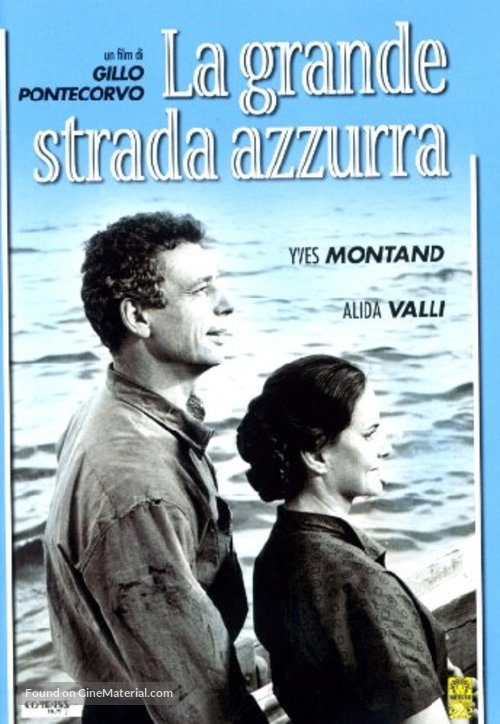 La grande strada azzurra - Italian DVD movie cover