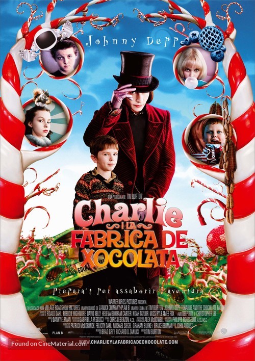 Charlie and the Chocolate Factory - Spanish Movie Poster