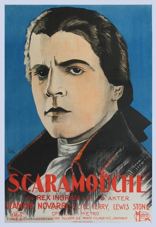 Scaramouche - Swedish Movie Poster