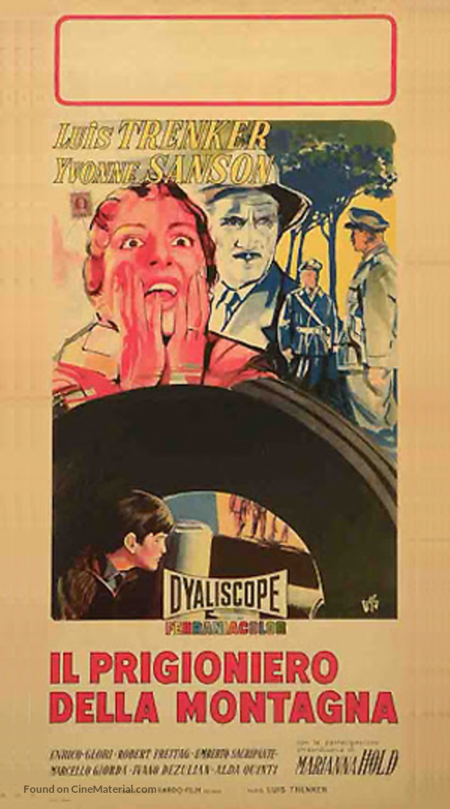 Prigioniero della montagna - Italian Movie Poster