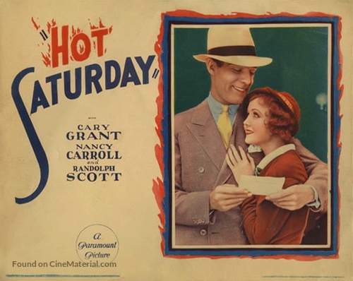Hot Saturday - British Movie Poster
