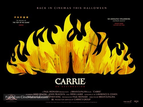 Carrie - British Movie Poster