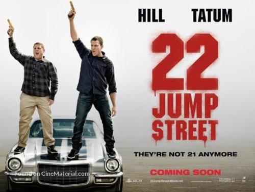 22 Jump Street - British Movie Poster