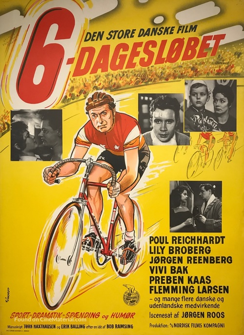 Seksdagesl&oslash;bet - Danish Movie Poster