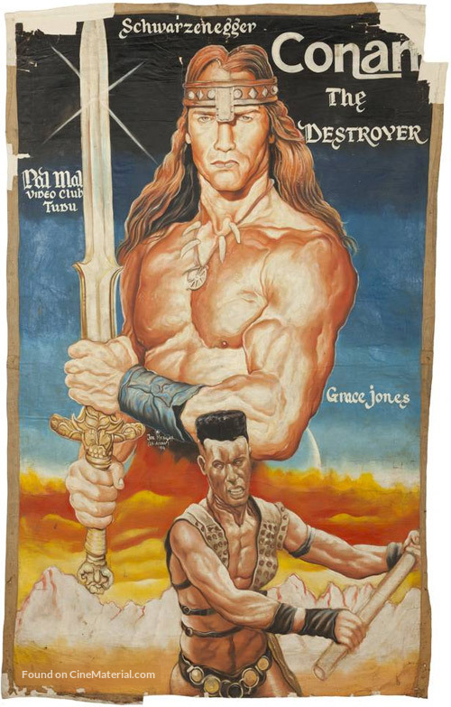 Conan The Destroyer - Ghanian Movie Poster