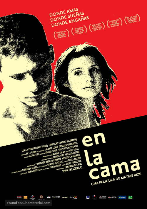 En la cama - Chilean Movie Poster