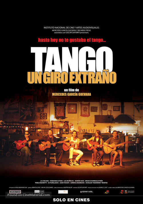 Tango, un giro extra&ntilde;o - Argentinian poster